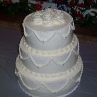Wedding This is my 1st paid wedding cake