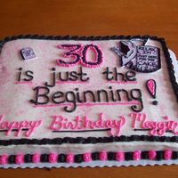 30 I made this for a friend who turned 30