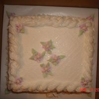 My First Cake-Up-Close The box got some of boarder :(