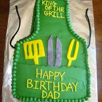 King Of The Grill Cake I made this for my husband's birthday. I got the idea from someone who decorated a cake on this site except that it was a Home Depot...