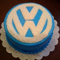Vw Cake VW Blue with VW logo