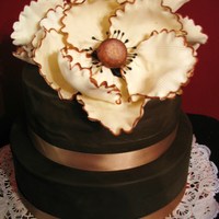 Huge Gumpaste Flowers And Chocolate 
