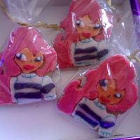 Winx Club: Bloom Cookies Cookies I made for my daughter who llikes Winx club of Bloom very much.