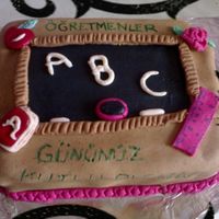 Teachers Day Cake I made this cake for my daughters' teacher on the teachers' day.