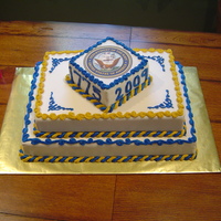 2009 Navy Ball Cake I have recently began cake decorating. I am active duty and don't get much time to play. My unit discovered what I like to do and...