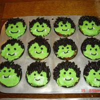 Dracula Cupcakes Made these with my husand to take to the rescue squad that worked his horrible car accident back on 9 4 07. Not my personal best, but he...