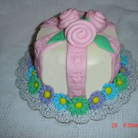 Using Up The Marshmellow Fondant This was a 6 in cake and I made it for a relative in an assisted living. I wanted to use up the marshmellow fondant and so I let my husband...