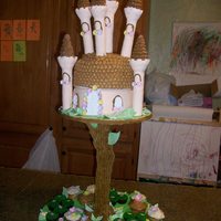 Fairy Treehouse This what for my daughters 3rd Birthday. It's not perfect but she was happy. My husband built the base and "tree stand". The...