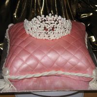 Pink Pillow Cake My first attempt at a pillow cake, for a co-worker who was leaving, who loves all things pink and princess-y. Chocolate sour cream cake...