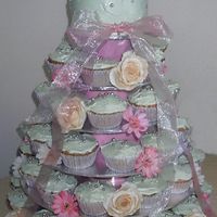 Floral Wedding Cupcakes This was an example I made for a customer based on a picture she sent me from a bridal magazine (we changed it heaps). Cupcakes iced in a...