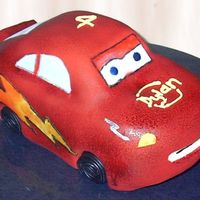Lightning Mcqueen This was my first attempt at lightning mcqueen from cars. I know its not the best (I think I shaped him more like Sally!!) but all the kids...