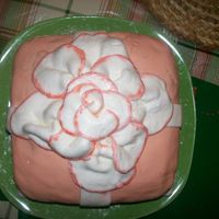 Hawaiian Flower Fondant Cake My teacher asked me to make a cake for the class after showing her a picture of the first cake I made. She absolutely loved it and so did...
