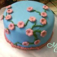 Cherry Blossom Cake I really love how this cake turned out. I saw this idea on the site, and decided to try it for one of the orders I got from a friend, she...