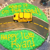 16Th Birthday This was for one of those "uh oh I need a cake quick" moments. My stepson loved it though! 12 in round and I just happened to...