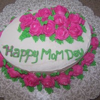 Roses Lemon cake with fresh lemon juice and cream cheese frosting