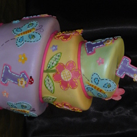 Topsy Turvy Garden Stitch This was made to match the party decorations. TFL!