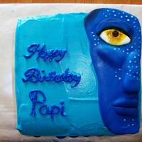 Avatar For an Avatar movie lover's birthday party. Used the Avatar DVD case cover as inspiration.