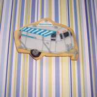 Ornament These were made for an artist that design's Christmas ornaments. He has been doing this since 1973. These four cookies are just a few...