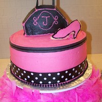 Purse Cake I made this cake for my daughter's 8th birthday party. We had a parisian themed dress-up tea party. It is strawberry cake with...