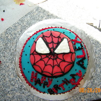 Spiderman Cake This was a practice cake that I made for a friend of mines son. They loved it and it didn't turn out too completely bad...ha ha.
