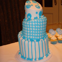 Topsy Turvey my first attempt at a topsy turvey. my sons christening.