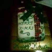 Present Cake #2 This is the same cake but I just star playing with it and add more decorations!!