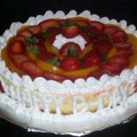Strawberries And Peaches Cheesecake A Birthday Party Cheesecake top with Strawberries and Peaches!!