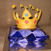 My 1St Pillow Cake satin ice