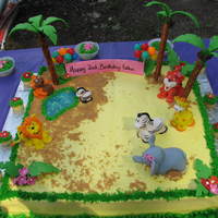 Safari Cake 100 % edible.