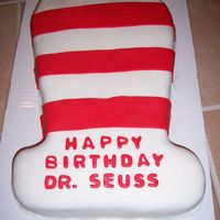 Dr. Seuss Birthday Cake This was done for my Kindergarten class when we celebrated Dr. Seuss' birthday. They loved it.