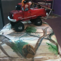 Pick Up Truck Cake These are a girl's favorite things. :)