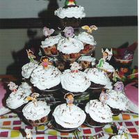 Dora.jpg I made this cupcakes 4 my baby 2nd birthday . /// Vainilla and chocolate c.cakes ///BC icing