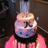 Sweet 16 I made this cake for my best freinds daughter. She loved it.