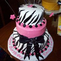 Pink Zebra This was done for a friend's daughter and her friend. They picked out a similar design on CC and this is how mine turned out! I put...
