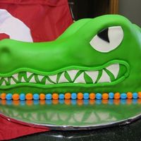Gator_Cake_For_Cc.jpg Florida Gator cake made for a OU fan as a joke!