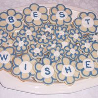 Flower Cookies Simple flower cookie decorated with royal icing. I had just finished my Wilton 1 course and was soooo completely sick of cake that I...