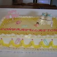 Baby Shower My first Baby shower cake.