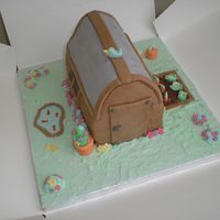Garden Shed Made for a friend as a joke as she was excited to be getting a new garden shed!! Sponge cake covered with sugarpaste. All SP details.