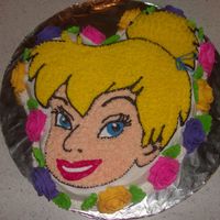 Tinkerbell Tinkerbell Wilton pan with Royal icing roses