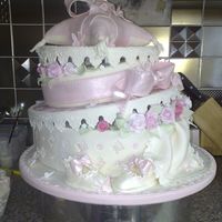 Christening Cake My 1st time attempt at making a cake of this magnitude - it was inspired by one of the cakes on this site. I was really pleased with the...