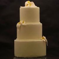 Cala Lilly dummy cake made just for fun...used MMF to cover cake and make cala lillies. Thanks for looking!