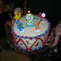 Elmo And Friends Birthday Cake I made this cake for my son's 2nd birthday.