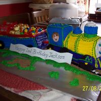 Choo-Choo Train The cake flav is a creamcheese pound cake....buttercream icing....fondant wheels..
