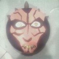 Darth Maul Cake I have a friend who secretly loves Star Wars! Sorry for the horribly small photo, I took it on my camera phone (I was running late, as...