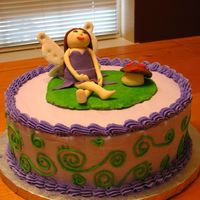 Fairy Birthday Cake This is a cake for my sister-in-laws birthday. She loves fairies so I tried to make something that looked like a fairy. Fairy is out of...