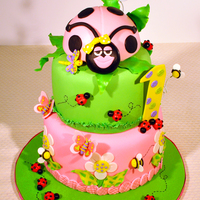 Ladybug I know there have been a ton of ladybug cakes lately.... but I thought I'd post my version anyway. I added "luscious lips"...