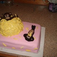 Barrel O' Monkeys This cake was inspired by so many of you! It was fun....rolling out little bananas takes some serious time..lol