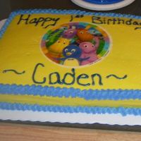 Backyardigans 1/2 sheet edible image of Backyardigans