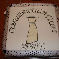 April's Shower Cake I got the idea of doing the fondant frame from TamiAZ. The rest is buttercream.