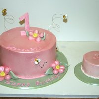 Meredith's 1St Made this for my cousins daughter.I borrowed the idea from Betty Sugar Dreams flickr photos.Hers was so adorable.